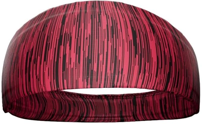 Unisex Headband/Sweatband. Best for Sports, Fitness, Working Out, Yoga. Tapered Design. Reversible.