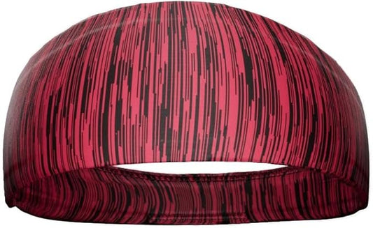 Unisex Headband/Sweatband. Best for Sports, Fitness, Working Out, Yoga. Tapered Design. Reversible.