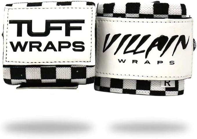 Villain Wrist Wraps for Weightlifting & Powerlifting – Adjustable Support Straps for Men and Women – Ideal for Strength Training, CrossFit, Bodybuilding – Durable Comfort to Eliminate Wrist Pain