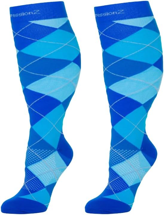 CompressionZ 30-40 mmHg Knee High Compression Socks Men & Women | Support Stockings for Travel, Nurses and Athletes