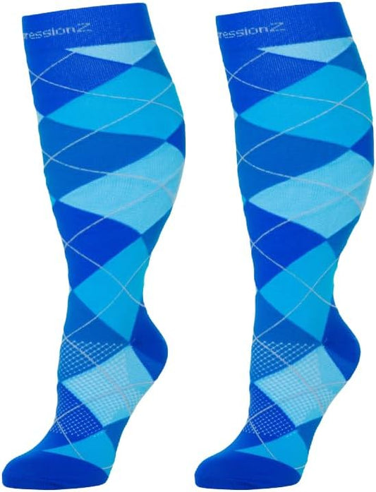 CompressionZ 30-40 mmHg Knee High Compression Socks Men & Women | Support Stockings for Travel, Nurses and Athletes