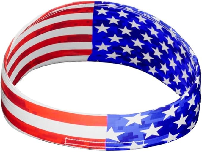 40+ Designs! Unisex Headband/Sweatband. Best for Sports, Fitness, Working Out, Yoga. Tapered Design