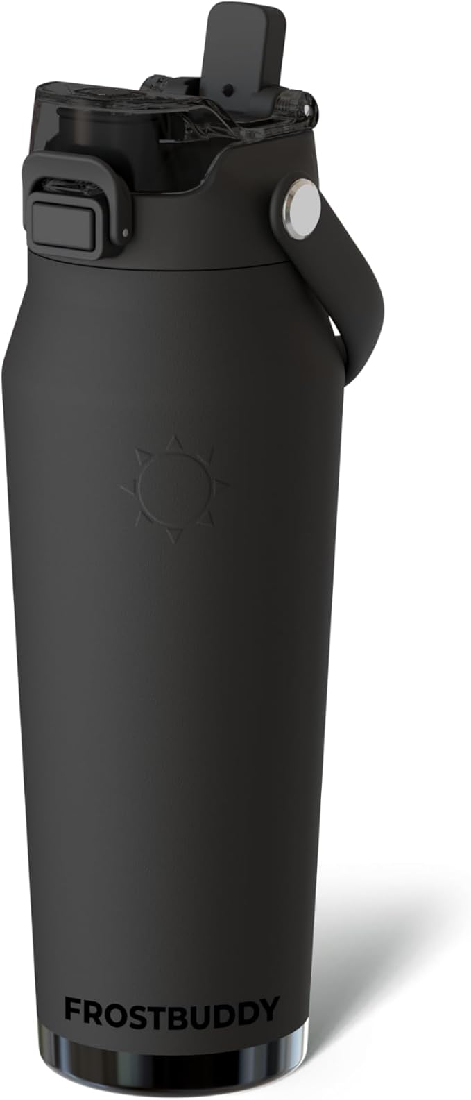 Frost Buddy 24oz Insulated Water Bottle with Straw & Chug Lid | Leak-Proof Stainless Steel | 24-Hours Cold | Sweat-Proof, Cup Holder Friendly | Ideal for Gym, Travel, Sports & Everyday Hydration