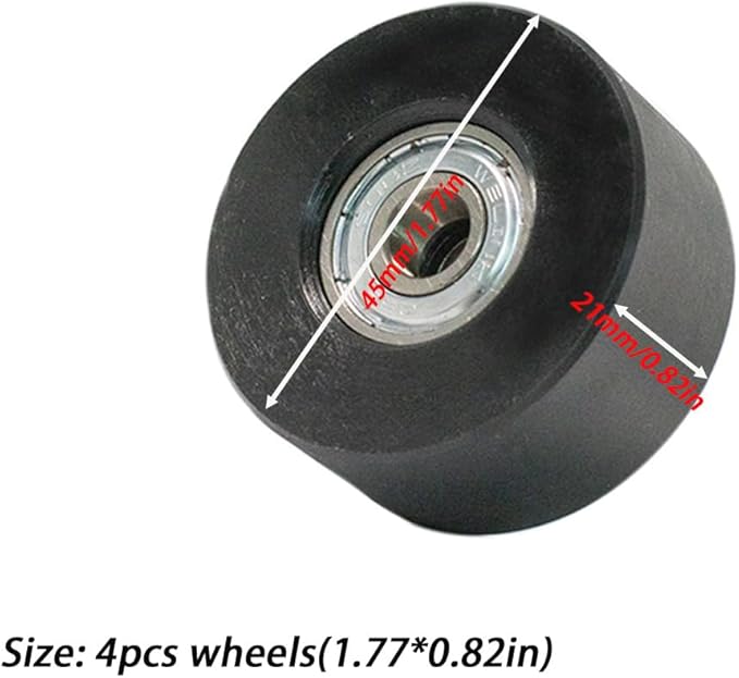 Rowing Machine Replacement Parts, Water Rower Machine Seat Wheel, Exercise Machine Parts Accesories