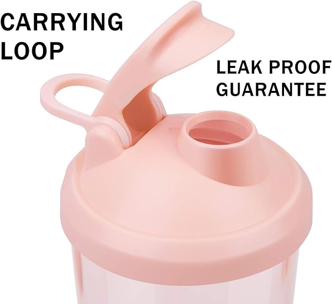 VOLTRX Premium Electric Protein Shaker Bottle, Made with Tritan - BPA Free - 24 oz Vortex Portable Mixer Cup/USB C Rechargeable Shaker Cups for Protein Shakes