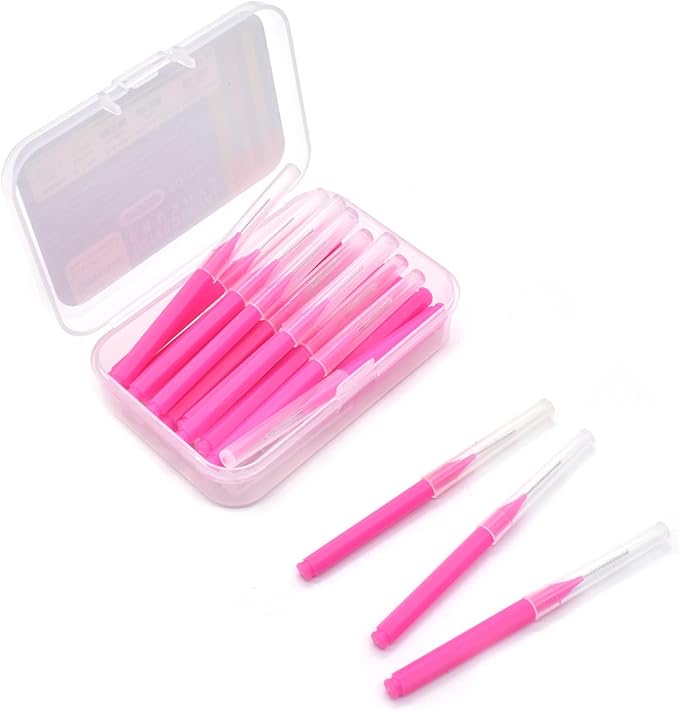 120Pcs Interdental Brush Teeth Floss Tooth Cleaning Tool Toothpick Cleaner Dental Tooth Flossing Head Teeth Soft Dental Pick Refill