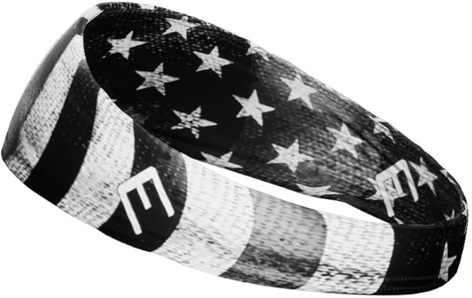 40+ Designs! Unisex Headband/Sweatband. Best for Sports, Fitness, Working Out, Yoga. Tapered Design