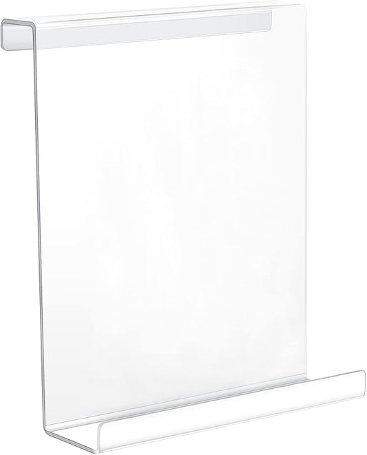 Jetec Treadmill Book Holder, Clear Acrylic Reading Rack for Treadmill Tablet Rack Universal Holder Tablet Magazines Books for Gym Exercising(9 x 11 x 3.5 Inches)