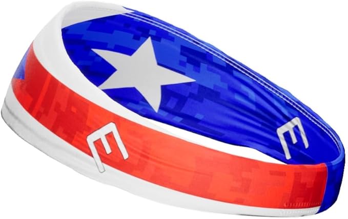 40+ Designs! Unisex Headband/Sweatband. Best for Sports, Fitness, Working Out, Yoga. Tapered Design