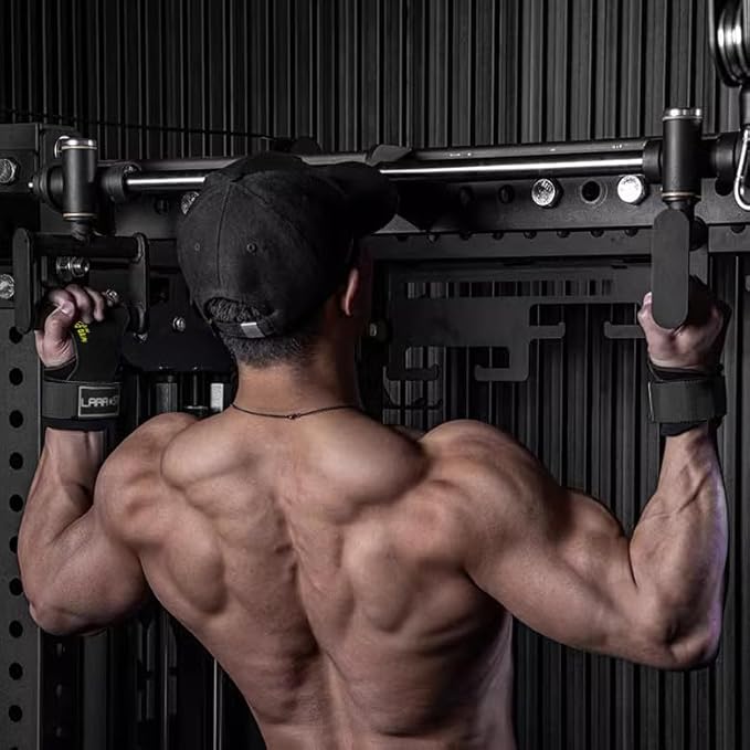 LARA STAR Weight Lifting Wrist Straps for Maximum Grip Support,Lifting Strap for Weightlifting, Gym Grips Hook for Deadlifts, Powerlifting, Heavy Shrug Women/Men