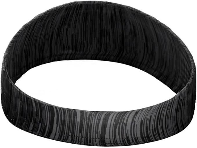 Unisex Headband/Sweatband. Best for Sports, Fitness, Working Out, Yoga. Tapered Design. Reversible.