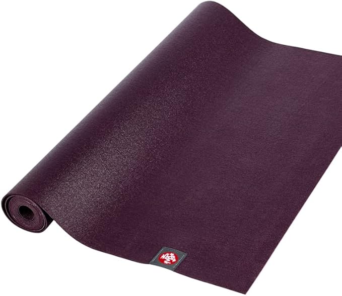 Manduka eKO SuperLite Yoga Mat - 1.5mm Natural Rubber | Foldable & Travel Friendly | Soft Textured Surface | Eco-friendly