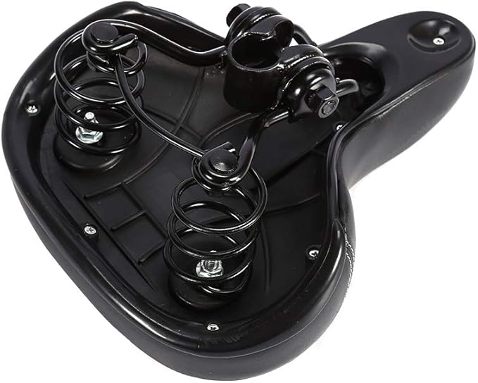 Bike Saddles, Outdoor Mountain MTB Road Bike Wide Big Bum Bike Cushion Pad Gel Cruiser Extra Comfort Sporty Soft Pad Saddle Cover Cushion Seat