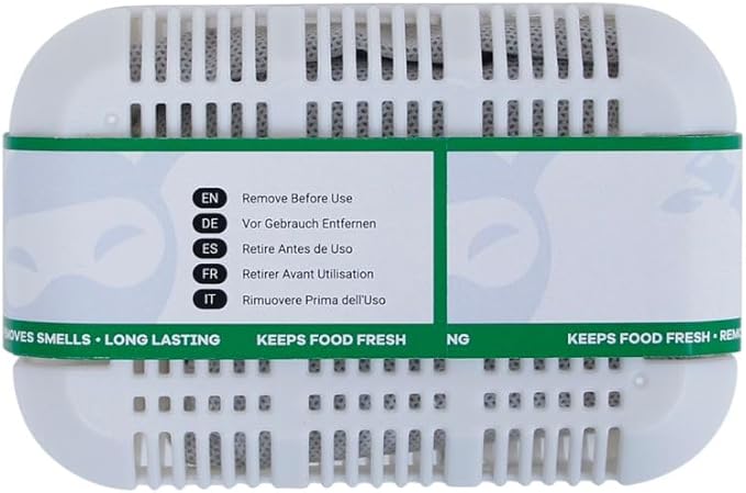 XL Pack of Refrigerator Deodorizer Odor Eliminator – Better than Baking Soda - Refrigerator and Fridge Smell Eliminator – Freezer Deodorizer Odor Eliminator for Refrigerators, Coolers, and Lunch Boxes