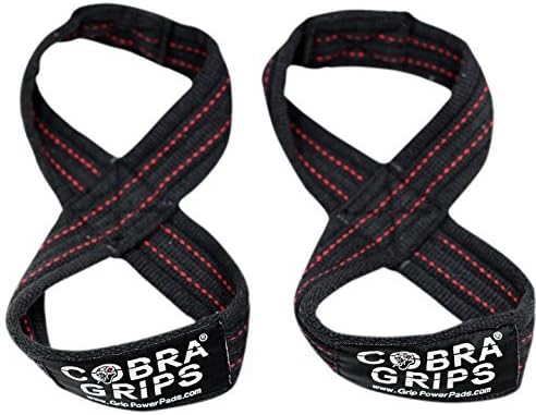 Deadlift Straps Figure 8 Loop Lifting Straps The #1 Choice for Power Lifters weightlifters workout Enthusiasts