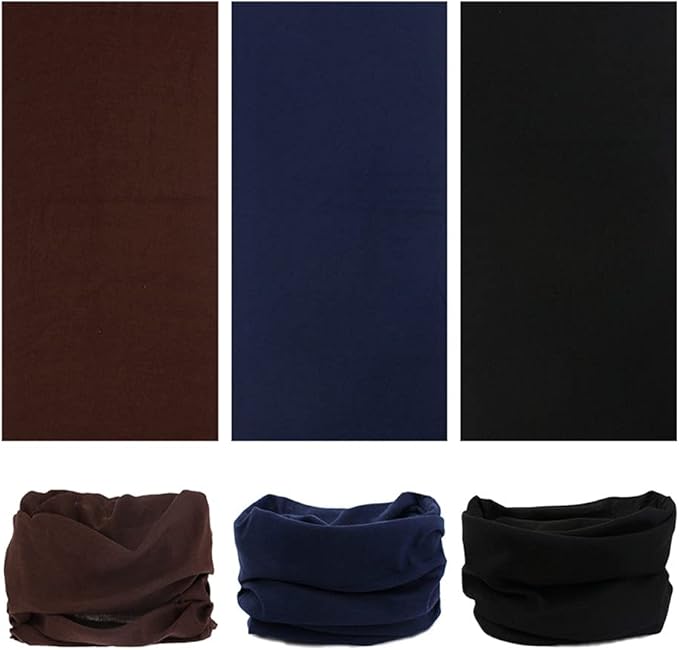 Headband Neck Gaiter Head Wrap Headwear Face Mask Magic Scarf Bandana for Men and Women