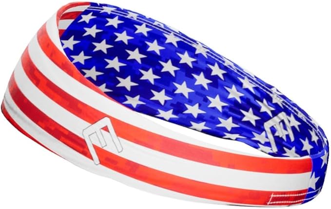 40+ Designs! Unisex Headband/Sweatband. Best for Sports, Fitness, Working Out, Yoga. Tapered Design