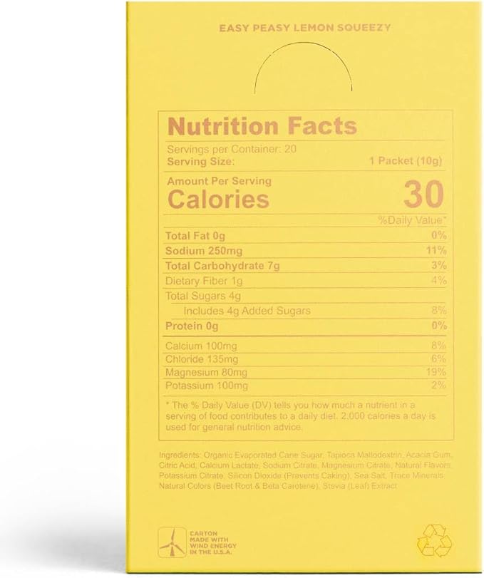 Gnarly Nutrition Hydrate Electrolyte Powder – Lemonade Exercise Hydration Drink Mix – NSF Contents Certified – Electrolyte Solution, Performance & Recovery – Lemonade, Box of 20 Stick Pack