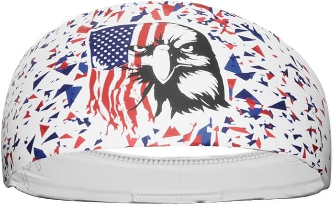 Unisex Headband/Sweatband. Best for Sports, Fitness, Working Out, Yoga. Tapered Design. Reversible.