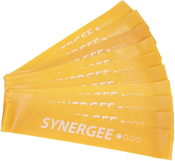 Synergee Exercise Fitness Resistance Band Mini Loop Bands That Perform Better When Working Out at Home or The Gym