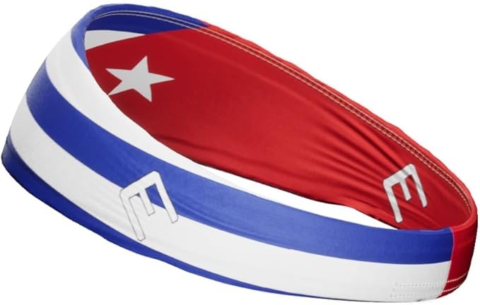 Unisex Headband/Sweatband. Best for Sports, Fitness, Working Out, Yoga. Tapered Design. Reversible.