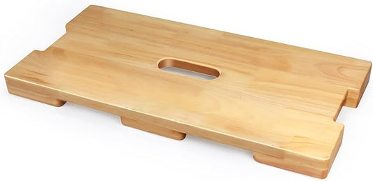 Wood Fitness Board Fitness Board Exercise Platform, Resistance Band Foot Plate or Wooden exercise board for resistance band exercises and Total Body Home Gym