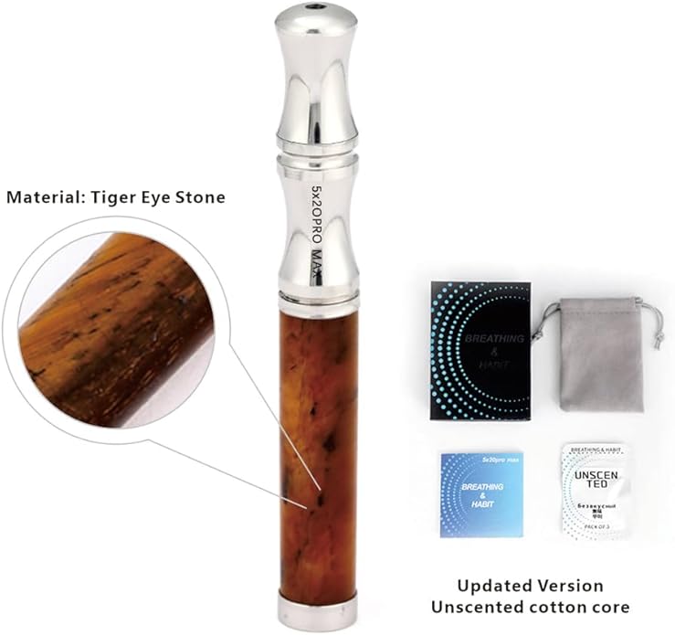 Breathe Free Necklace for Anxiety & Stress Relief, Classic Breathing Tool for Meditation, Mindfulness, and Relaxation – Portable Calm Necklace for Adults, Wellness Gift