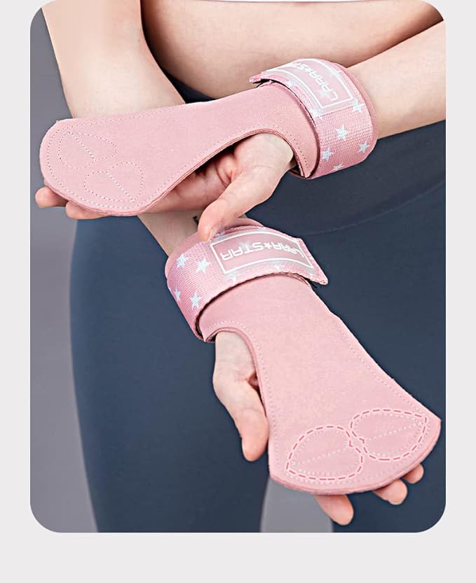 LARA STAR Weight Lifting Wrist Straps for Maximum Grip Support,Lifting Strap for Weightlifting, Gym Grips Hook for Deadlifts, Powerlifting, Heavy Shrug Women/Men