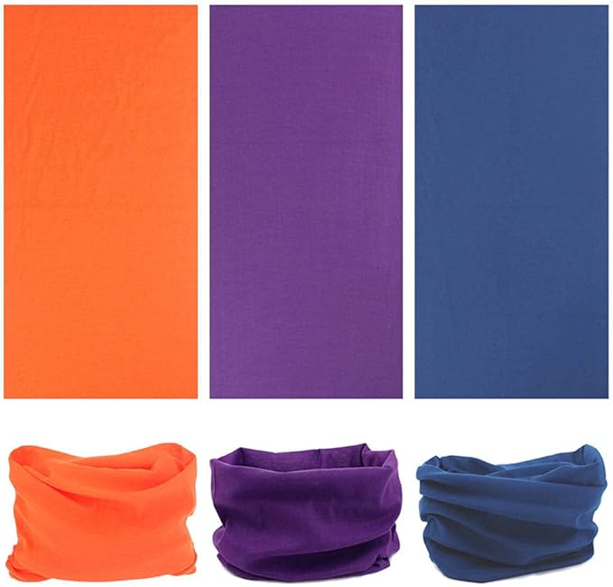 Neck Gaiter Headband Headwear Head Wrap Face Mask Magic Scarf Bandana for Men and Women