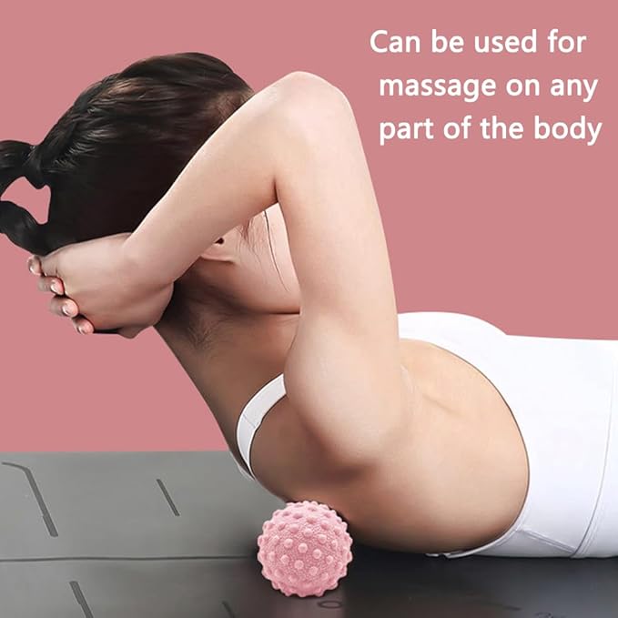 Muscle Massage Ball Set - 3 Pack, Massager Balls for Feet, Back, Arm, Neck, Shoulder, Leg Myofascial Release, Foot Arch Trainer Plantar Fasciitis, Relieving Muscle Pain