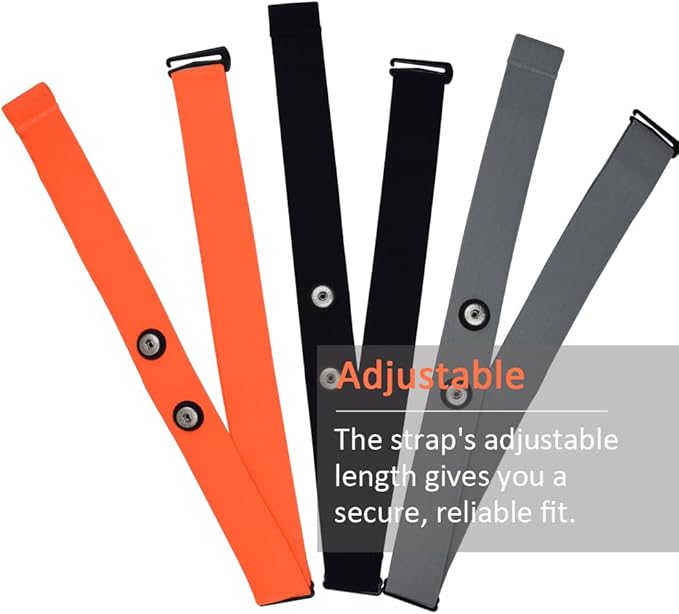 KYTO Heart Rate Monitor Chest Strap, ANT+/ Bluetooth, Compatible with iOS/Android APPs, Cycling/Yoga/Basketball/Running/Fitness Exercise/Boxing