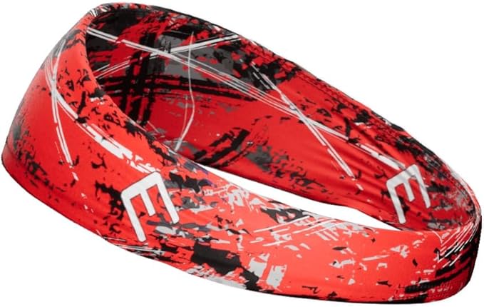 Unisex Headband/Sweatband. Best for Sports, Fitness, Working Out, Yoga. Tapered Design. Reversible.