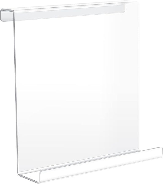 Jetec Treadmill Book Holder, Clear Acrylic Reading Rack for Treadmill Tablet Rack Universal Holder Tablet Magazines Books for Gym Exercising(9 x 11 x 2.5 Inches)