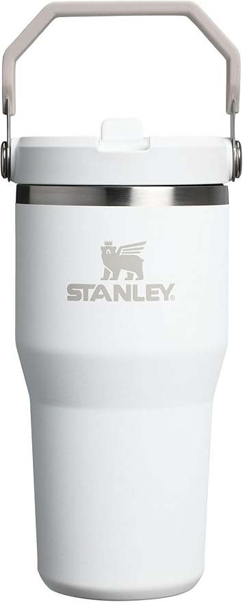 Stanley IceFlow 2.0 Flip Straw Tumbler with Handle 20 oz | Twist On Lid and Flip Up Straw | Leak Resistant Water Bottle | Insulated Stainless Steel | BPA-Free | Frost