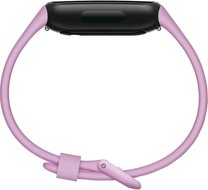 Fitbit Inspire 3 Health &-Fitness-Tracker with Stress Management, Workout Intensity, Sleep Tracking, 24/7 Heart Rate and more, Lilac Bliss/Black, One Size (S & L Bands Included)
