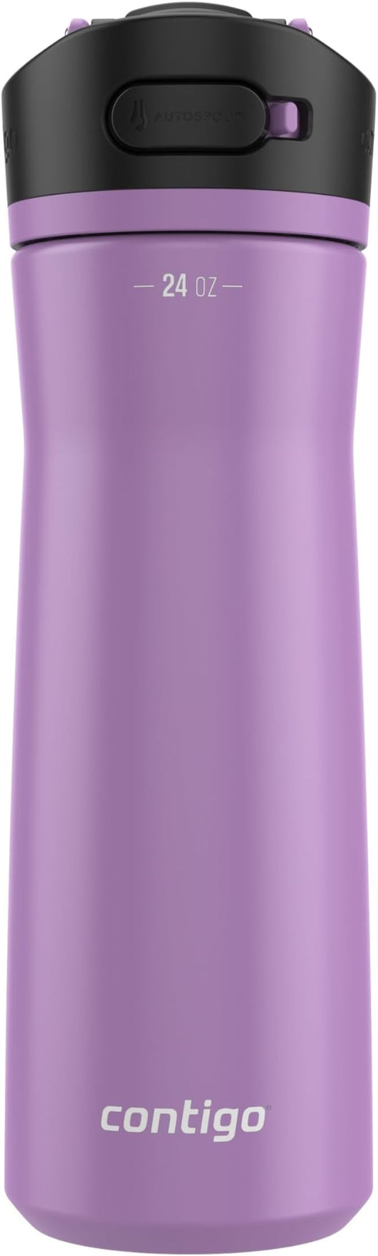 Contigo Ashland Water Bottle, 24 oz, Pansy