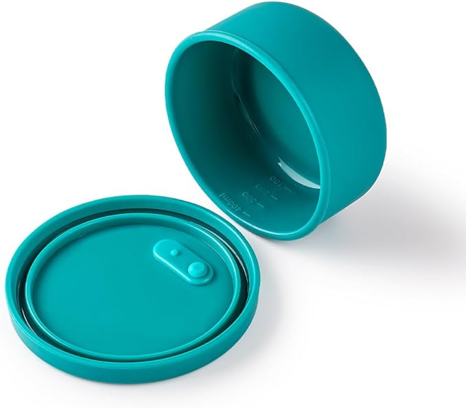 KSENDALO 4-Piece Silicone Food Storage Container Set with Lids (1300mL to 251mL) – Reusable, Leak-Proof for Meal Prep, Lunch, Travel & Camping-Purple