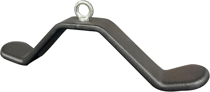 KORIKAHM Cable Machine Attachment Curl LAT Pull Down Bar, LAT Pulldown Tricep Bar Strength Training Workout, Back Cable Attachments Grip for Home Gym