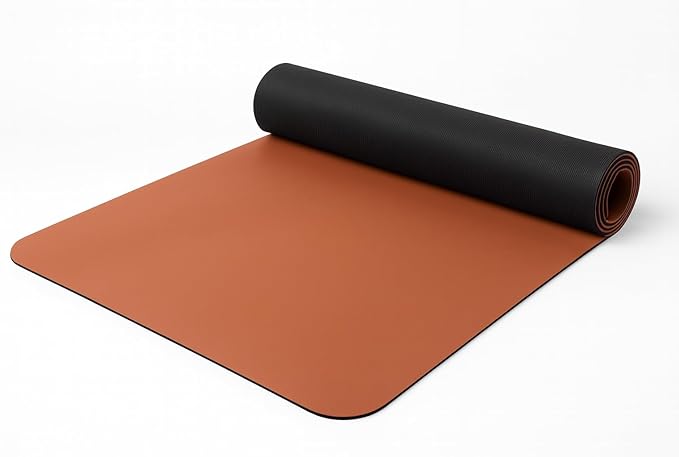 Yoga Mat Fitness Mat for Women, Men & Children, Slip-Resistant and Moisture Absorbing Exercise Mat for Home, Pilates, Yoga and Floor Workouts