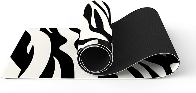 FOLAI Extra Thick Yoga Mat 6mm - Non-Slip Exercise Mat for HIIT, Pilates & Home Workouts & Workout with Free Carry Strap