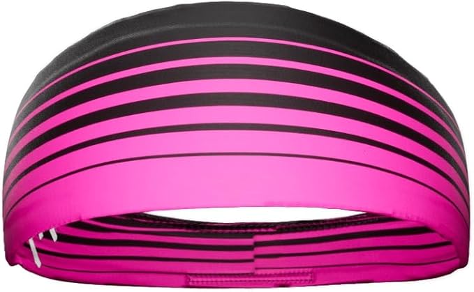 Unisex Headband/Sweatband. Best for Sports, Fitness, Working Out, Yoga. Tapered Design. Reversible.