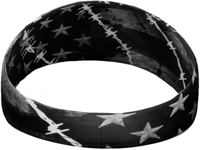 40+ Designs! Unisex Headband/Sweatband. Best for Sports, Fitness, Working Out, Yoga. Tapered Design