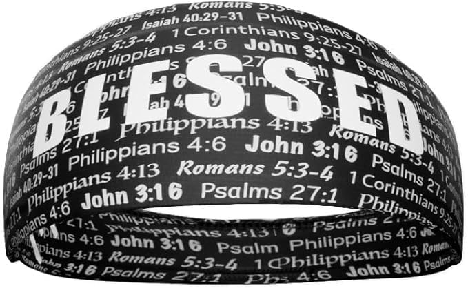 40+ Designs! Unisex Headband/Sweatband. Best for Sports, Fitness, Working Out, Yoga. Tapered Design