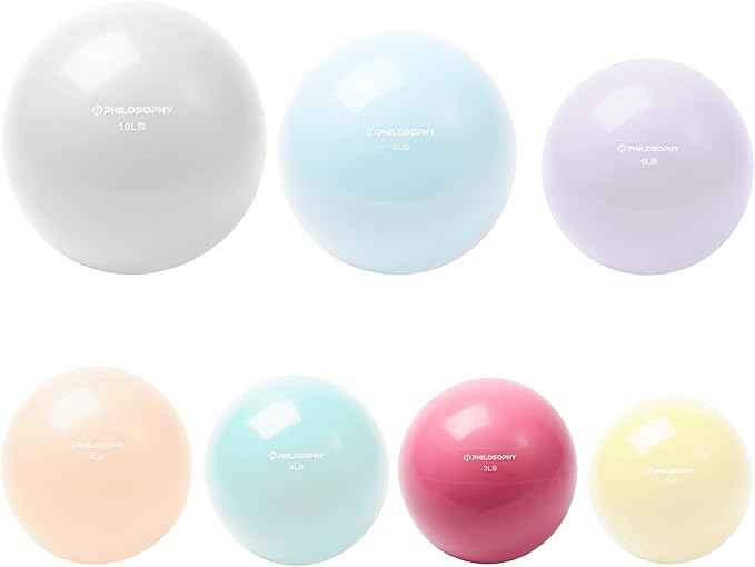 Philosophy Gym Toning Ball - Soft Weighted Mini Medicine Ball