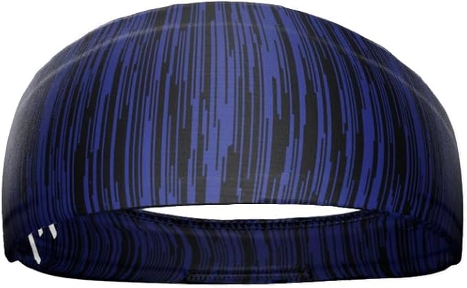Unisex Headband/Sweatband. Best for Sports, Fitness, Working Out, Yoga. Tapered Design. Reversible.
