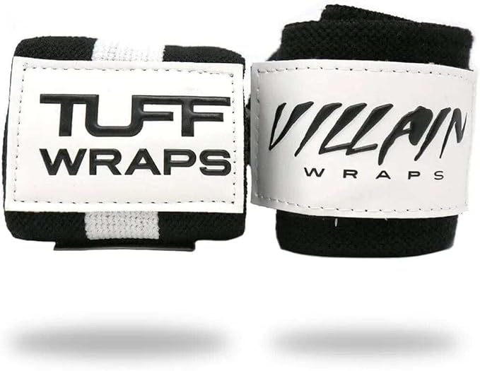 Villain Wrist Wraps for Weightlifting & Powerlifting – Adjustable Support Straps for Men and Women – Ideal for Strength Training, CrossFit, Bodybuilding – Durable Comfort to Eliminate Wrist Pain