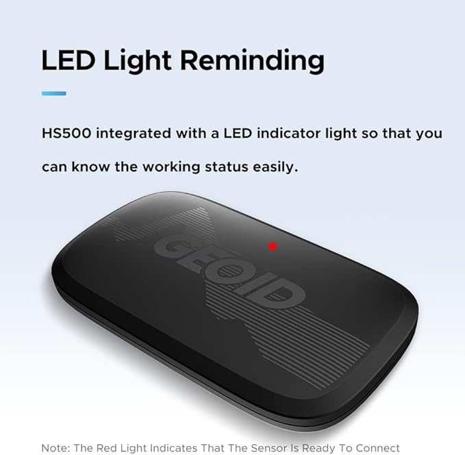 HS500 Heart Rate Monitor, Heart Rate Sensor Chest Strap, Protocol ANT+/Bluetooth, Compatible with iOS/Android APPs