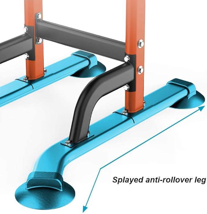 SogesHome Power Tower Pull Up Bar and Dip Station Adjustable Height Dip Stand Multi-Functional Strength Training Fitness Workout Station