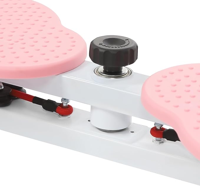 Waist Twister Machine Exercise Waist Twisting Fitness Tool Noiseless Balance Board Home Gym Exercise Equipment (Pink)