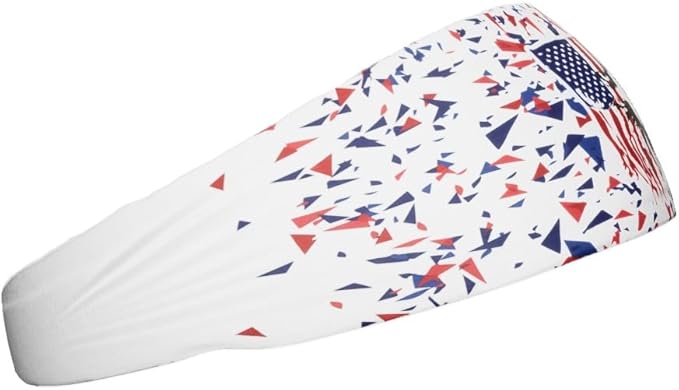 Unisex Headband/Sweatband. Best for Sports, Fitness, Working Out, Yoga. Tapered Design. Reversible.